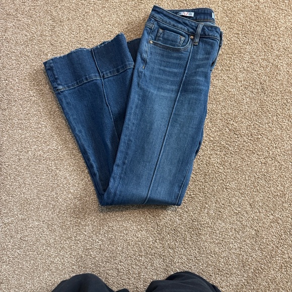 Vigoss Denim - Vigoss Dark Blue Flare Jeans